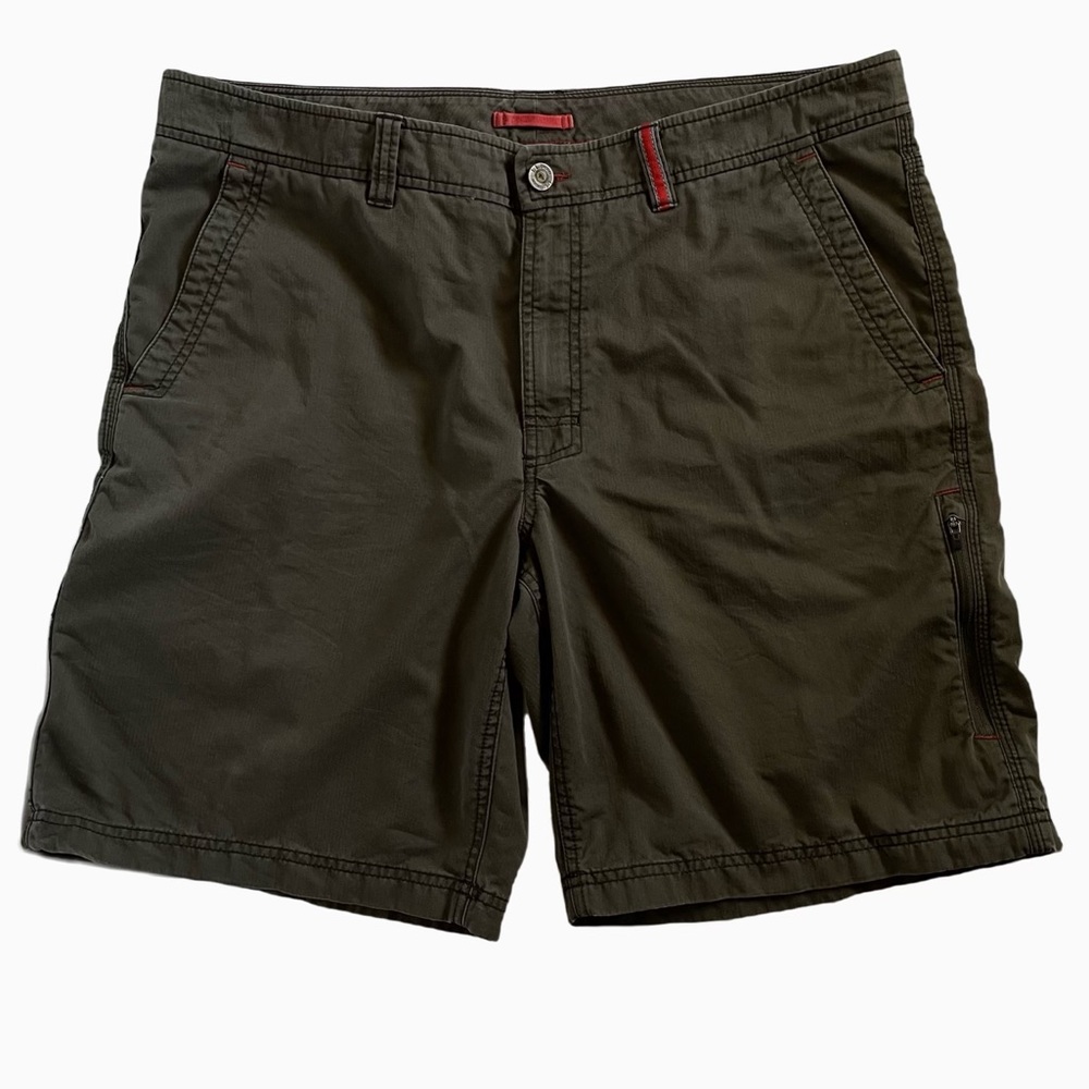 LL Bean Cresta Twill Hiking 9” Cargo Shorts. Olive Sz. 38